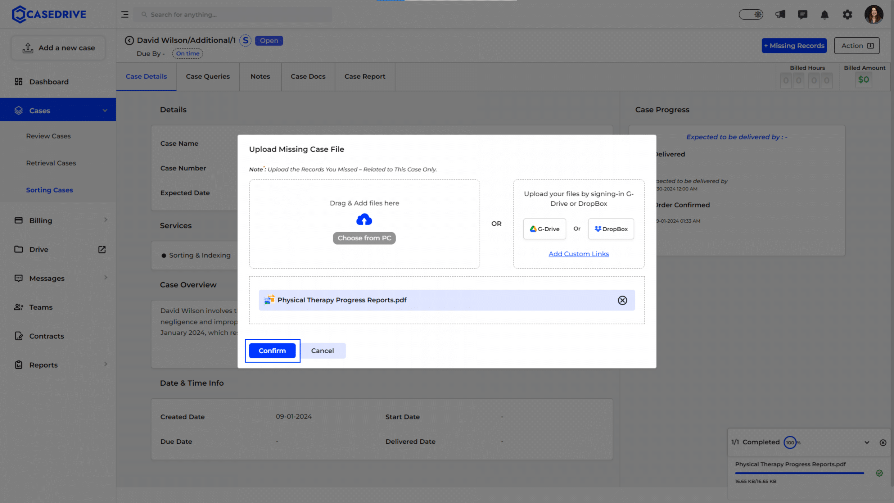 sorting case status_ Open-14