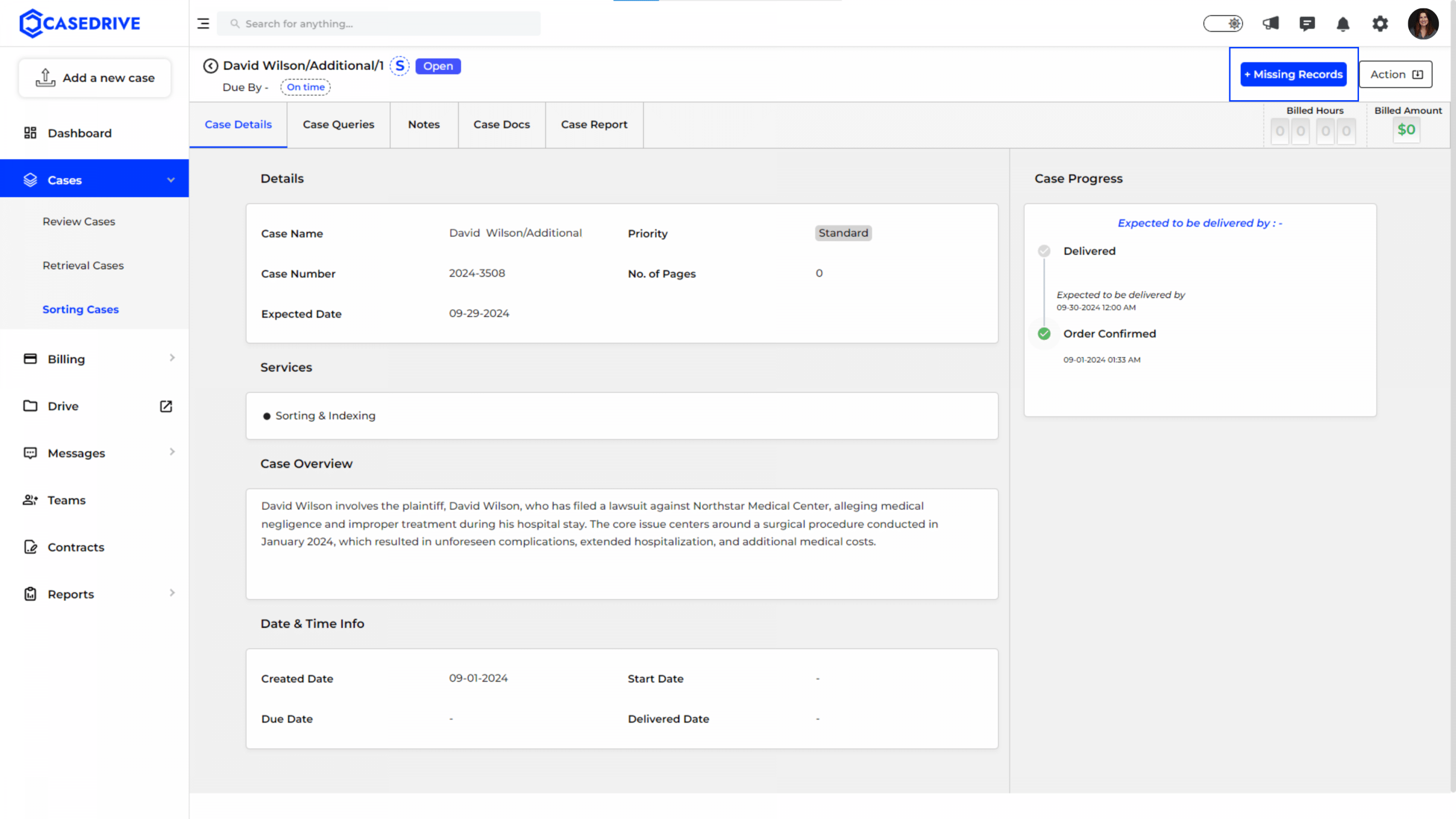 sorting case status_ Open-13