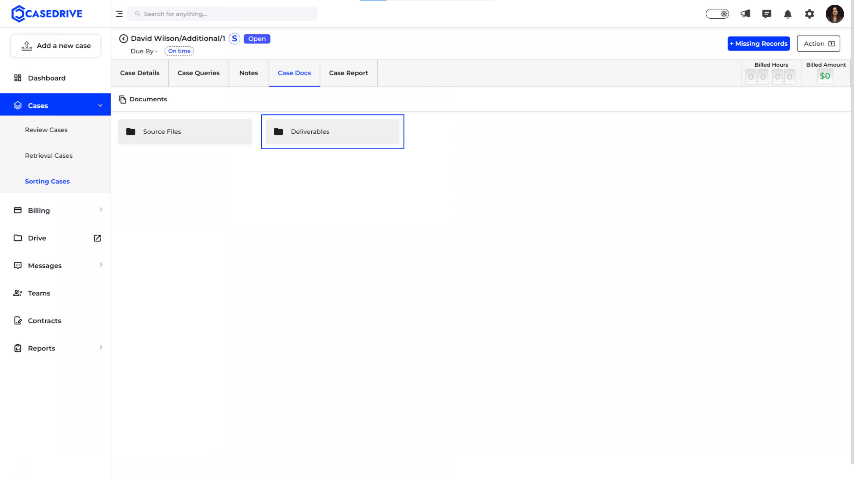 sorting case status_ Open-11