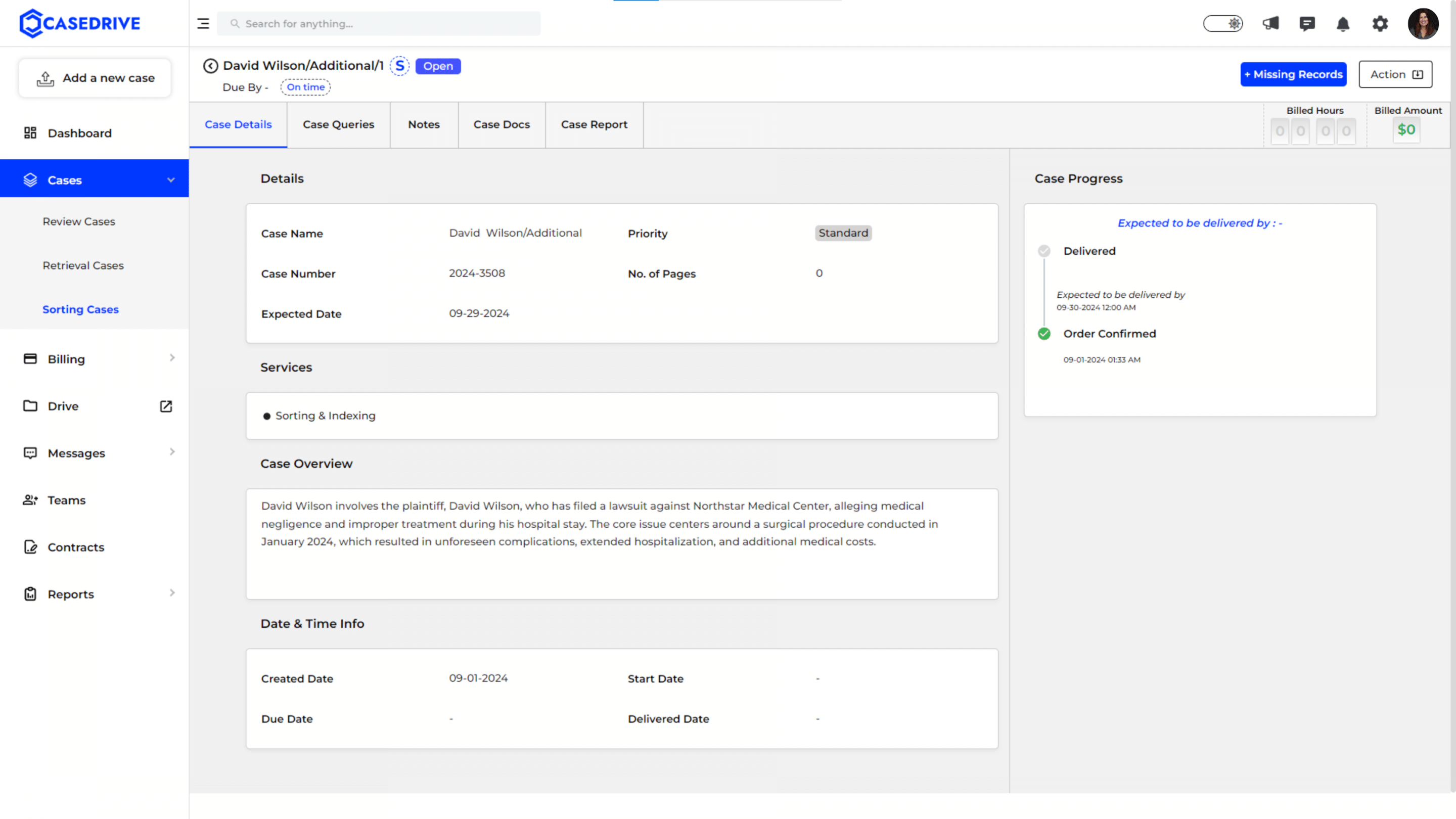 sorting case status_ Open-2